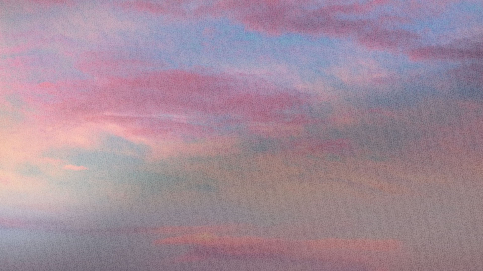 a pink and blue sky